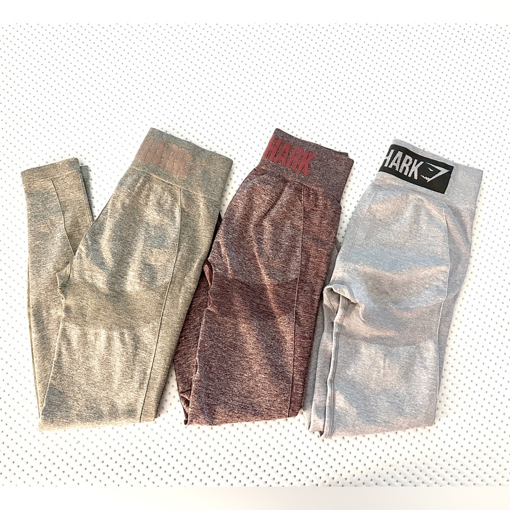 Set of 3 Gymshark Flex High Waisted Leggings
